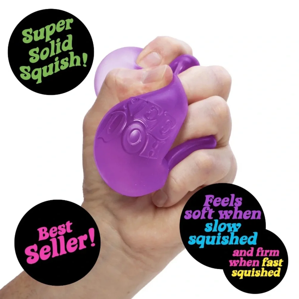 NeeDoh Original Nice🧊 Cube Super Solid Squish, Purple - Picture 5 of 6